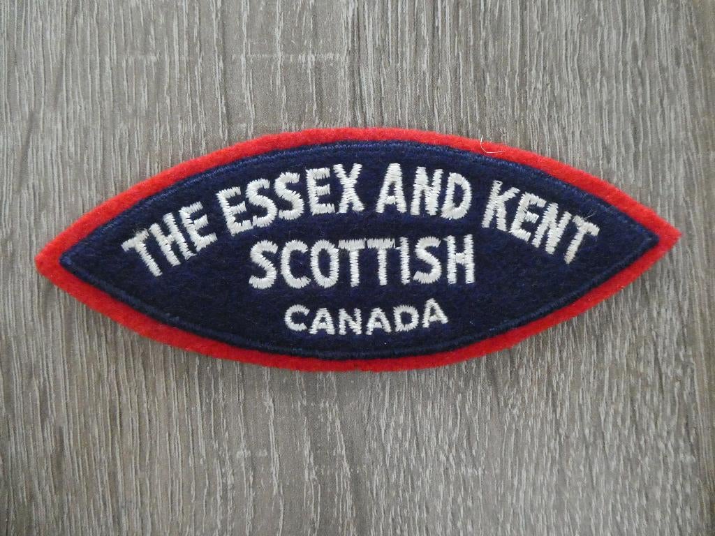 The Essex and Kent Scottish - Canada., Verzamelen, Militaria | Tweede Wereldoorlog, Ophalen of Verzenden, Landmacht, Engeland
