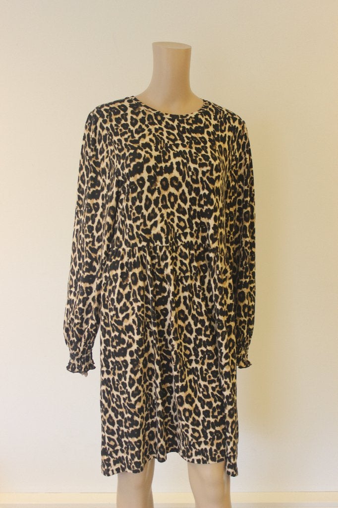 Z-One dierenprint jurk maat 44/46, Z-One, Bruin, ., Maat 42/44 (L)