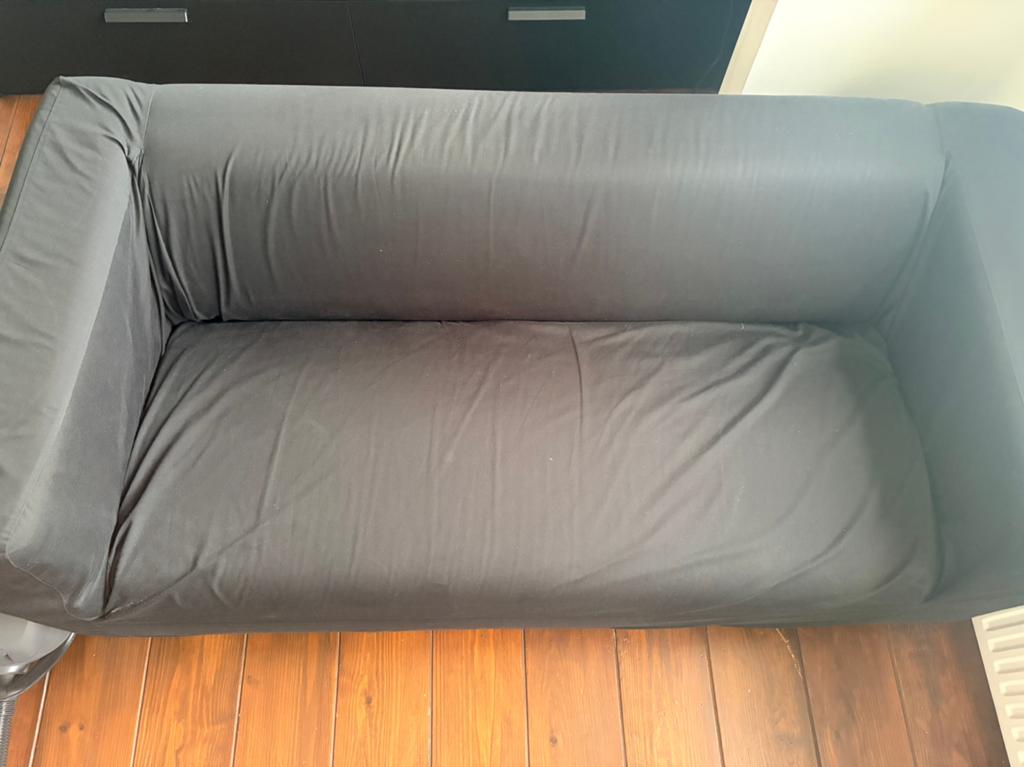 Nette ikea 2 persoons bank met verwisselbare hoes, Ophalen, 150 tot 200 cm, Tweepersoons, 75 tot 100 cm
