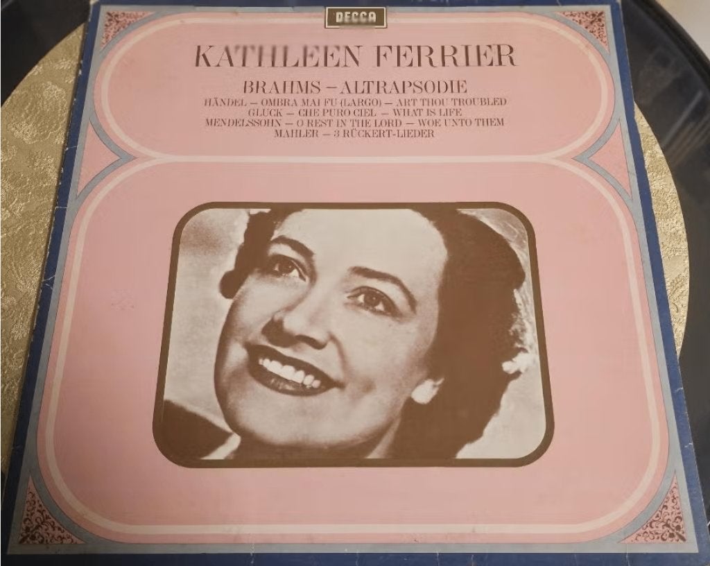 Kathleen Ferrier – Brahms / Altrapsodie, Cd's en Dvd's, Vinyl | Klassiek, Ophalen of Verzenden, Romantiek, 12 inch, Kamermuziek