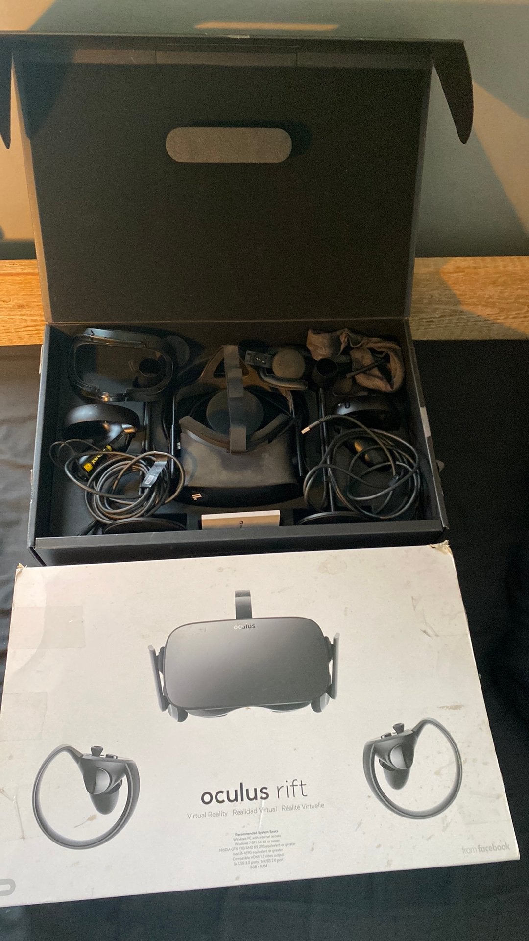 MOET WEG. VR headset Oculus rift v1, Ophalen of Verzenden, Gebruikt, VR-bril, Pc