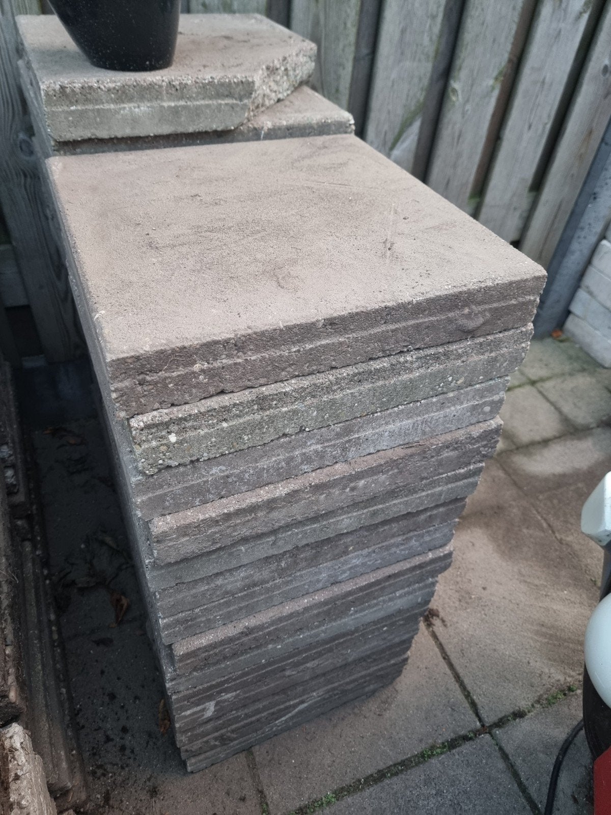 tegels 40 x 40 x 6, Tuin en Terras, Tegels en Klinkers, Ophalen, Beton, Terrastegels