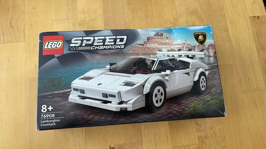 Used: Lego Speed 76908 Lamborghini Countach, Kinderen en Baby's, Speelgoed | Duplo en Lego, Ophalen of Verzenden, Zo goed als nieuw