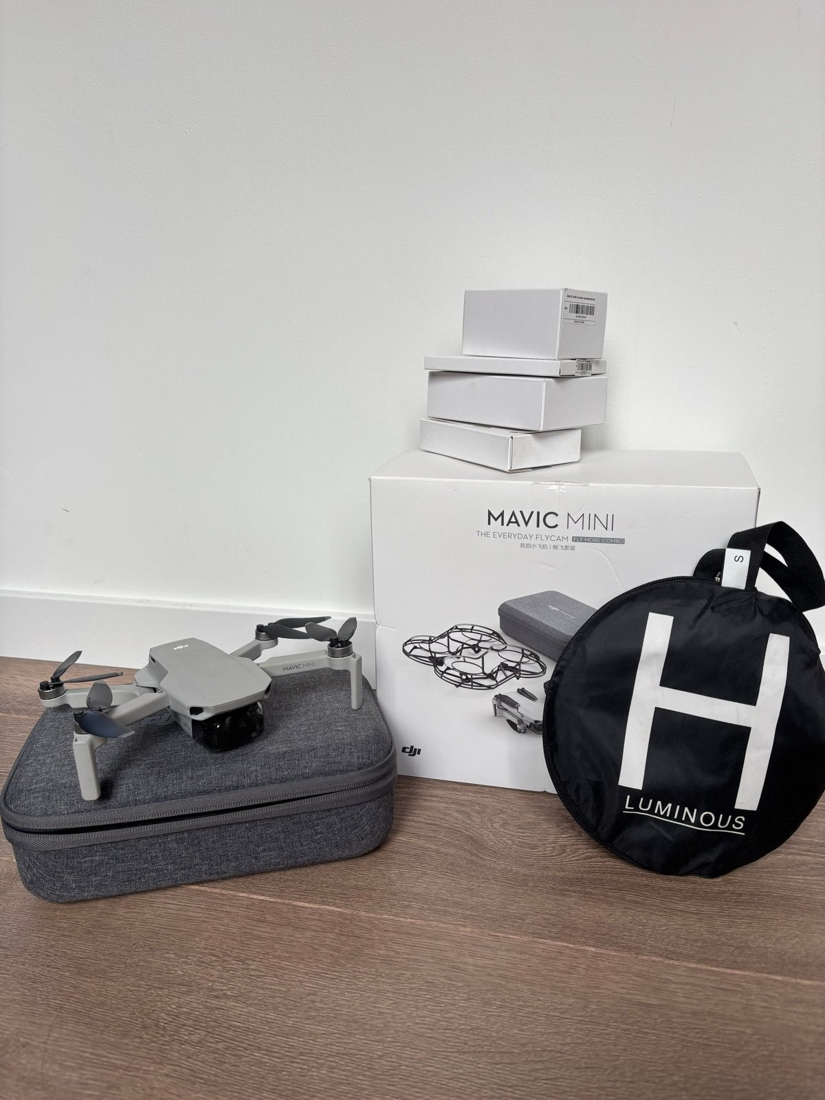 DJI Mavic Mini Fly More Combo - Zo goed als nieuw, Ophalen, Cameradrone, Extra accu('s), 15 tot 30 minuten