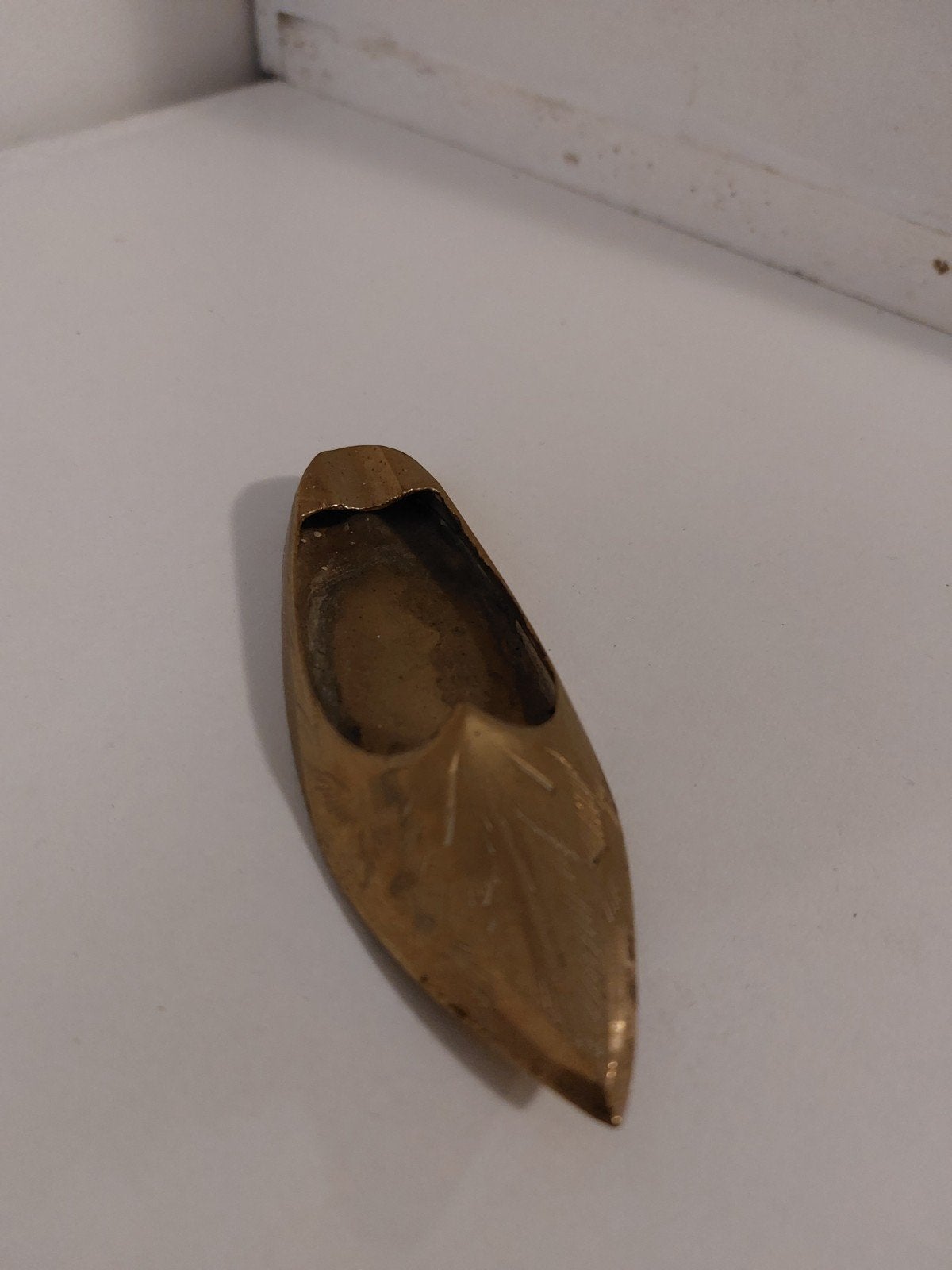 Messing asbakje/schoentje - 10 cm, Ophalen of Verzenden