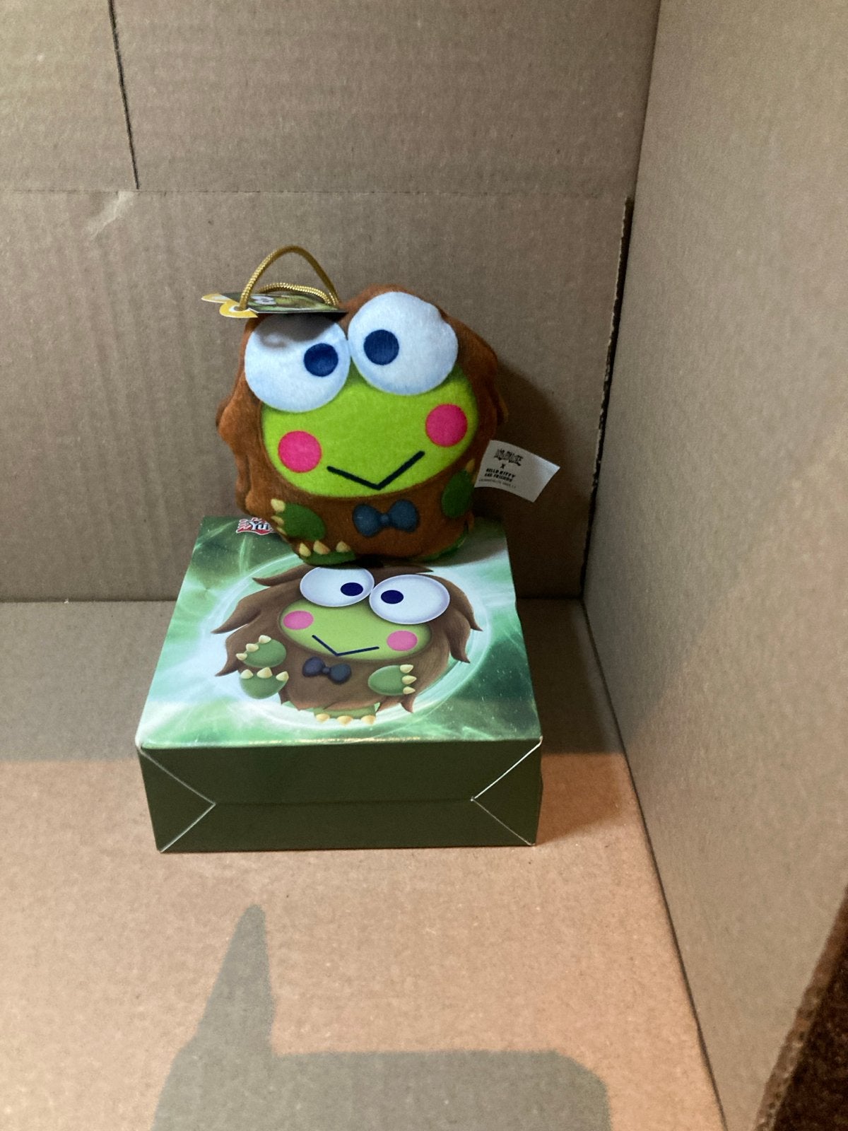 Keroppi als Kuribo (Yu-Gi-Oh!) knuffel, Overige merken, Overige typen, Ophalen of Verzenden, Zo goed als nieuw