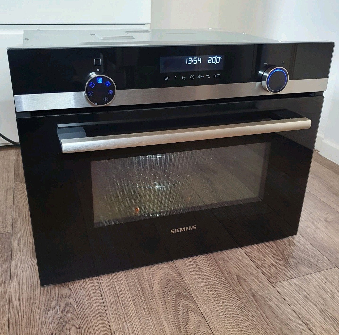 SIEMENS IQ500 combi magnetron/ oven in nette staat, Ophalen, Combimagnetron, Hete lucht, Zo goed als nieuw