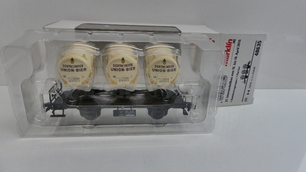 Märklin Intermodellbau 2015 Dortmunder Union Bier 48635 ovp, Wisselstroom, ., Wagon, Ophalen of Verzenden