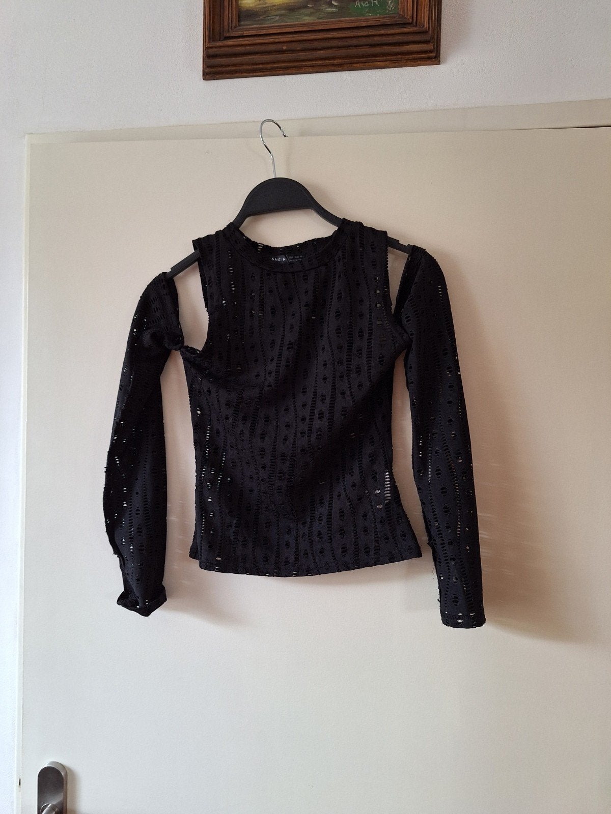 dames shirt Shein maat S, Ophalen of Verzenden, Zo goed als nieuw, Maat 38/40 (M), Korte mouw