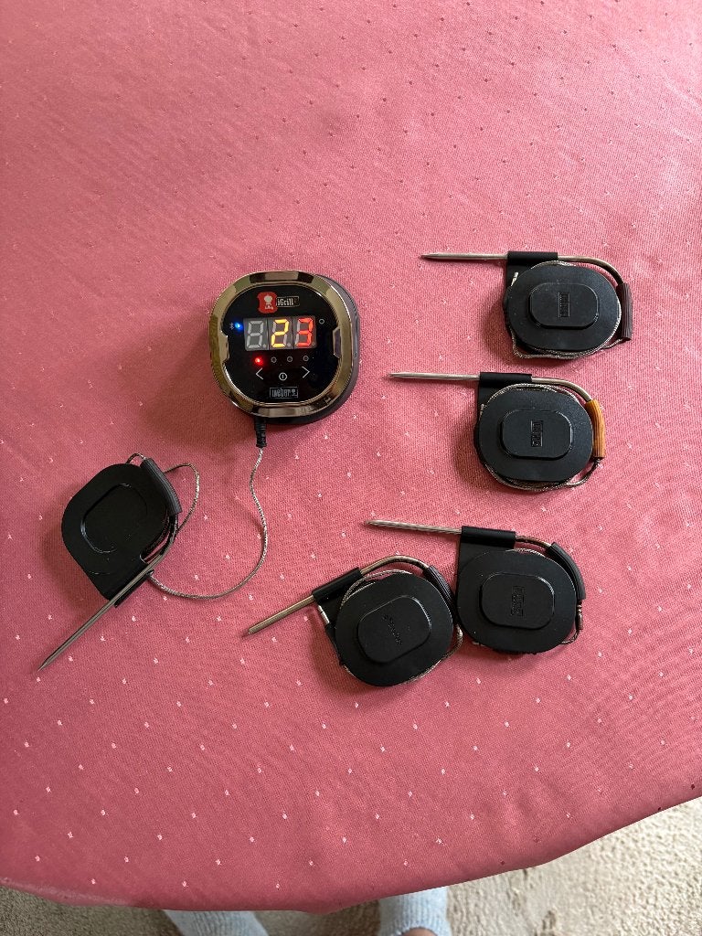 Weber Igrill2 BBQ thermometer, Ophalen of Verzenden, Zo goed als nieuw, Weber