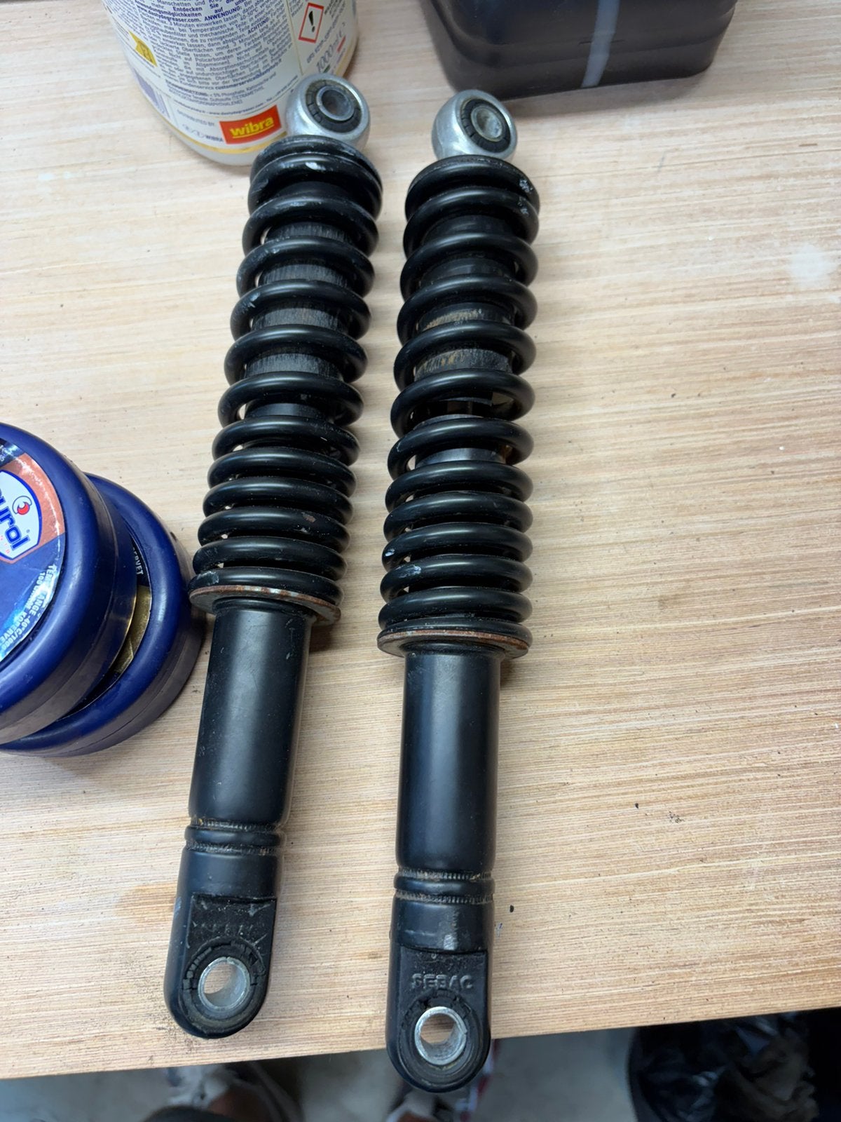 Tomos schokbrekers 280mm Sebac, Fietsen en Brommers, Ophalen, Gebruikt, Overige typen