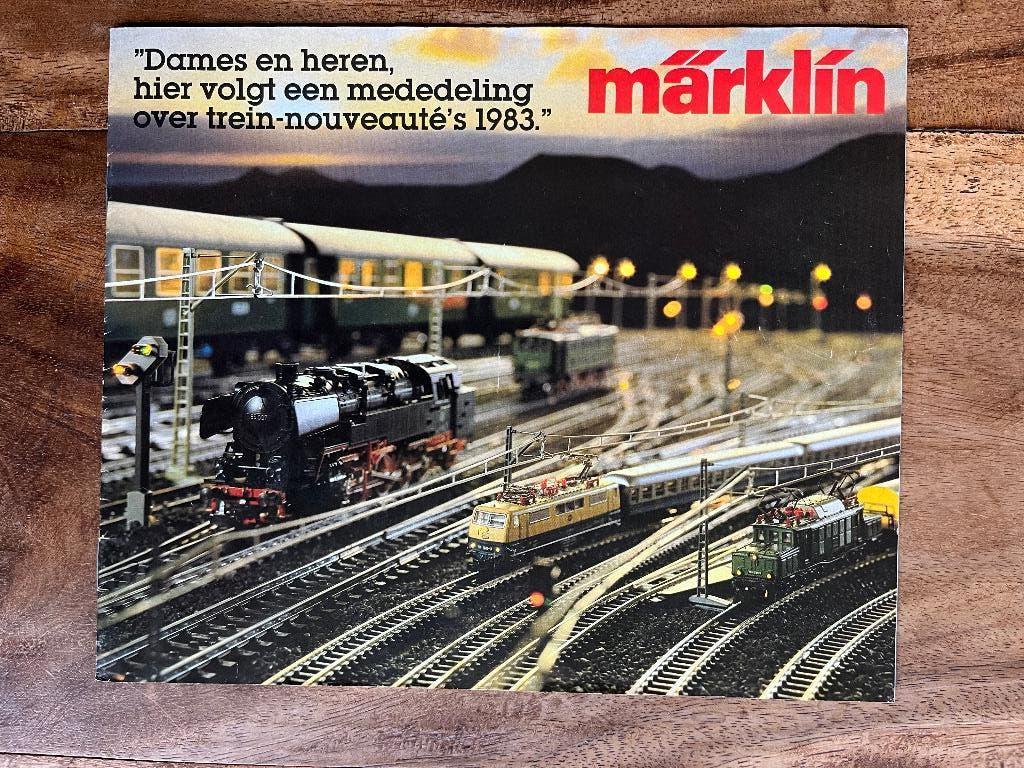 Marklin brochure "1983", Wisselstroom, Zo goed als nieuw, Analoog, Märklin