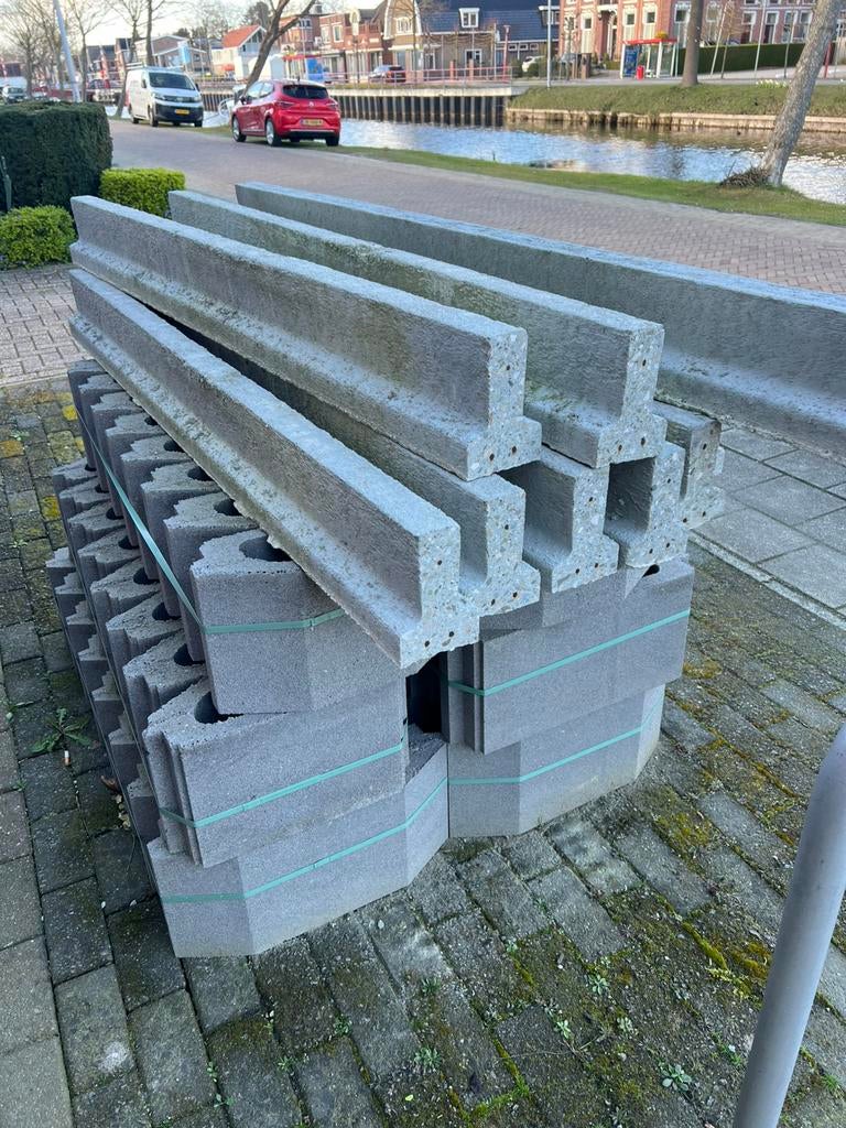 Beton liggers + beton vulelementen, Ophalen, Nieuw