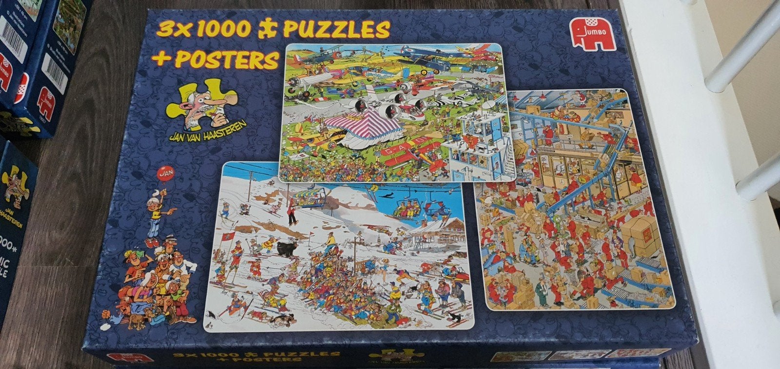 Jan van Haasteren puzzels 3 x 1000 stukjes, Ophalen of Verzenden, 500 t/m 1500 stukjes