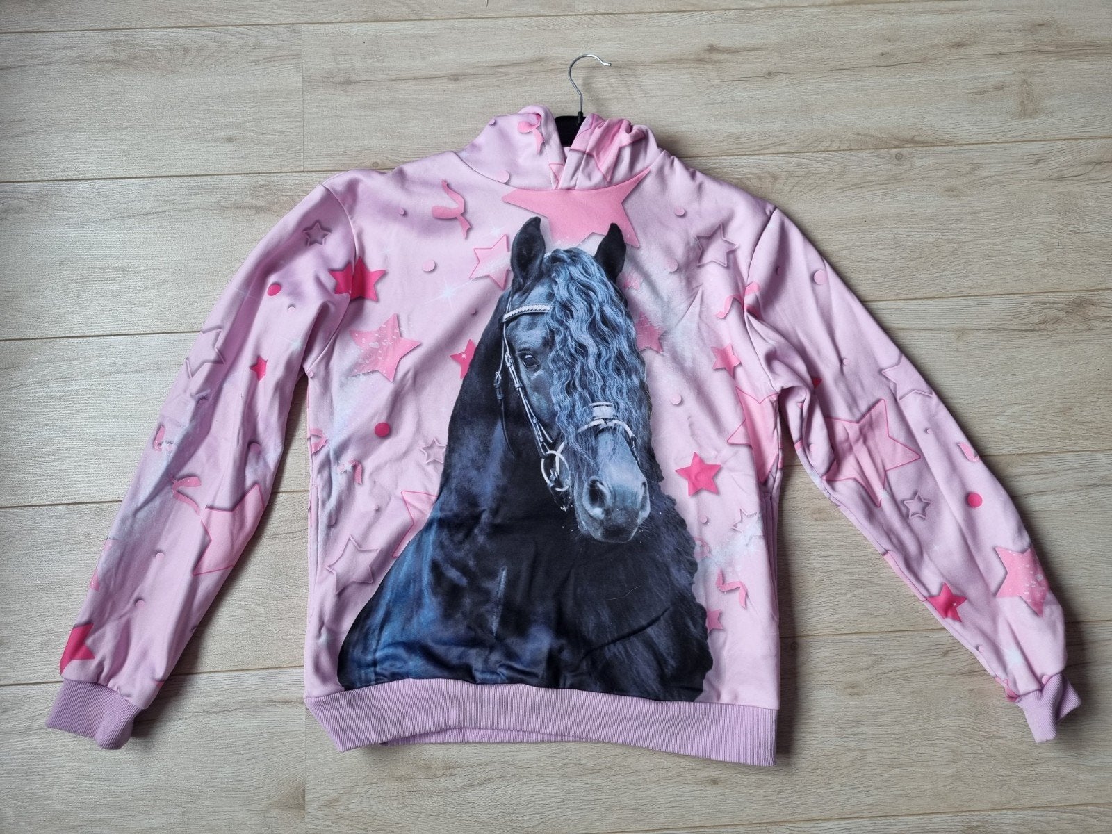sweater van paarden praat tv met afbeelding van Johny., Maat 42/44 (L), Paarden praat tv, Ophalen of Verzenden, Zo goed als nieuw