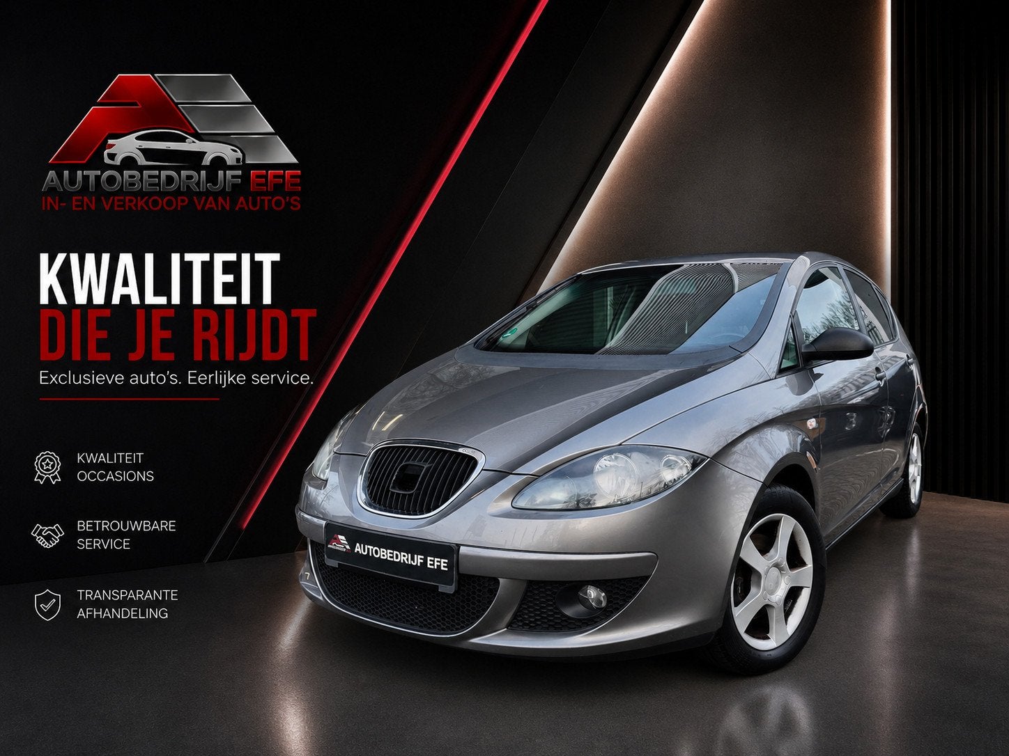 Seat Altea 1.6 Reference Airco*Strbkr, Auto's, Seat, Stof, Gebruikt, 4 cilinders, Euro 4