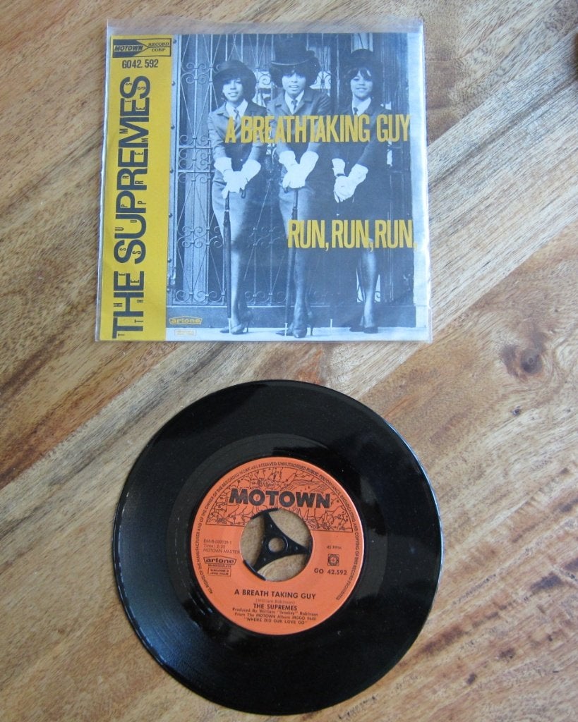 The Supremes , a Breathtaking guy, Ophalen of Verzenden, Zo goed als nieuw, 7 inch, R&B en Soul
