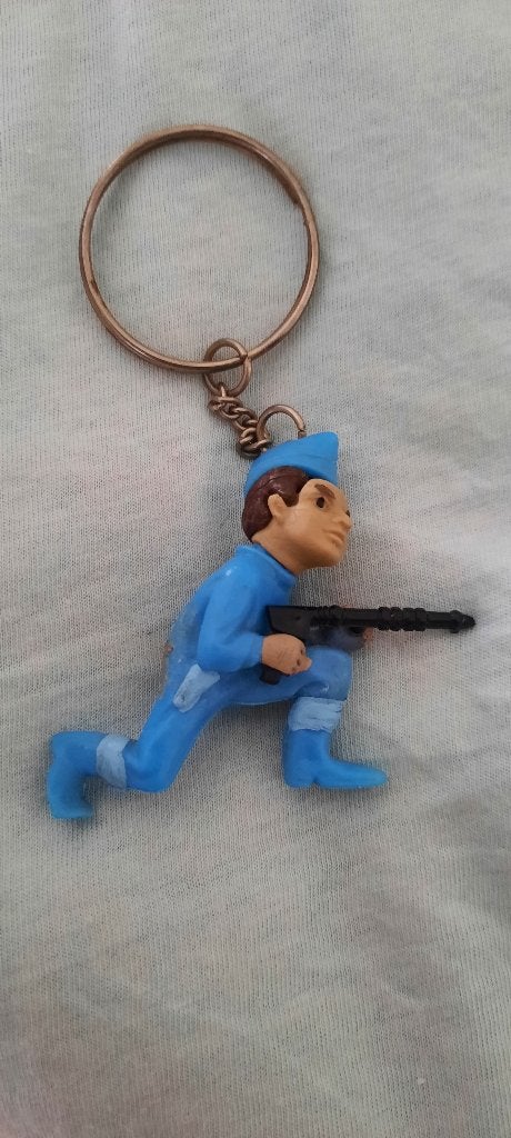 2 sleutelhangers thunderbirds uit 1968 tw parker en scott, Verzamelen, Sleutelhangers, Ophalen of Verzenden, Gebruikt, Knuffel of Figuurtje