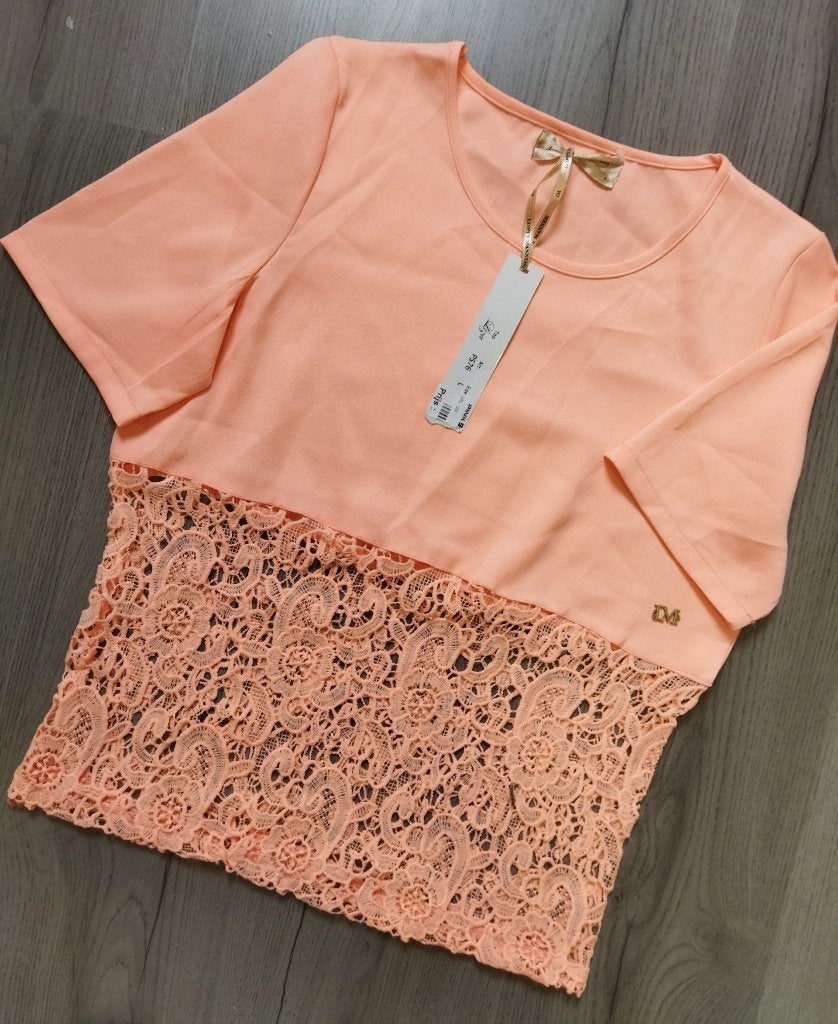 Lofty Manner Tuniek Nieuw Met Kaartjes Zalmroze Maat L, Lofty Manner, Maat 42/44 (L), Nieuw, Ophalen of Verzenden