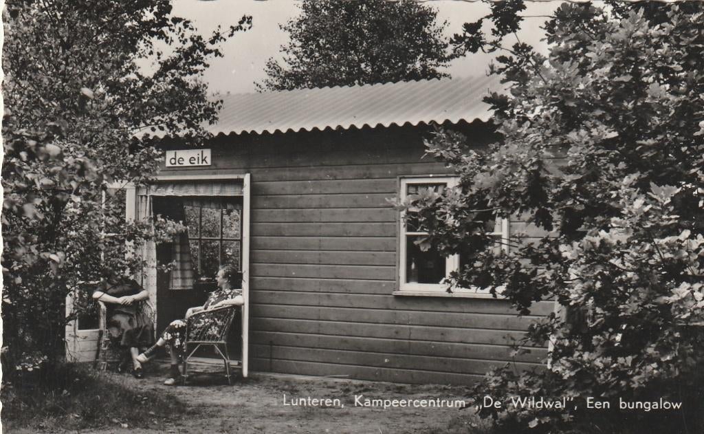 LUNTEREN De Wildwal Kampeercentrum Bungalow, Verzenden, 1940 tot 1960, Gelopen, Gelderland