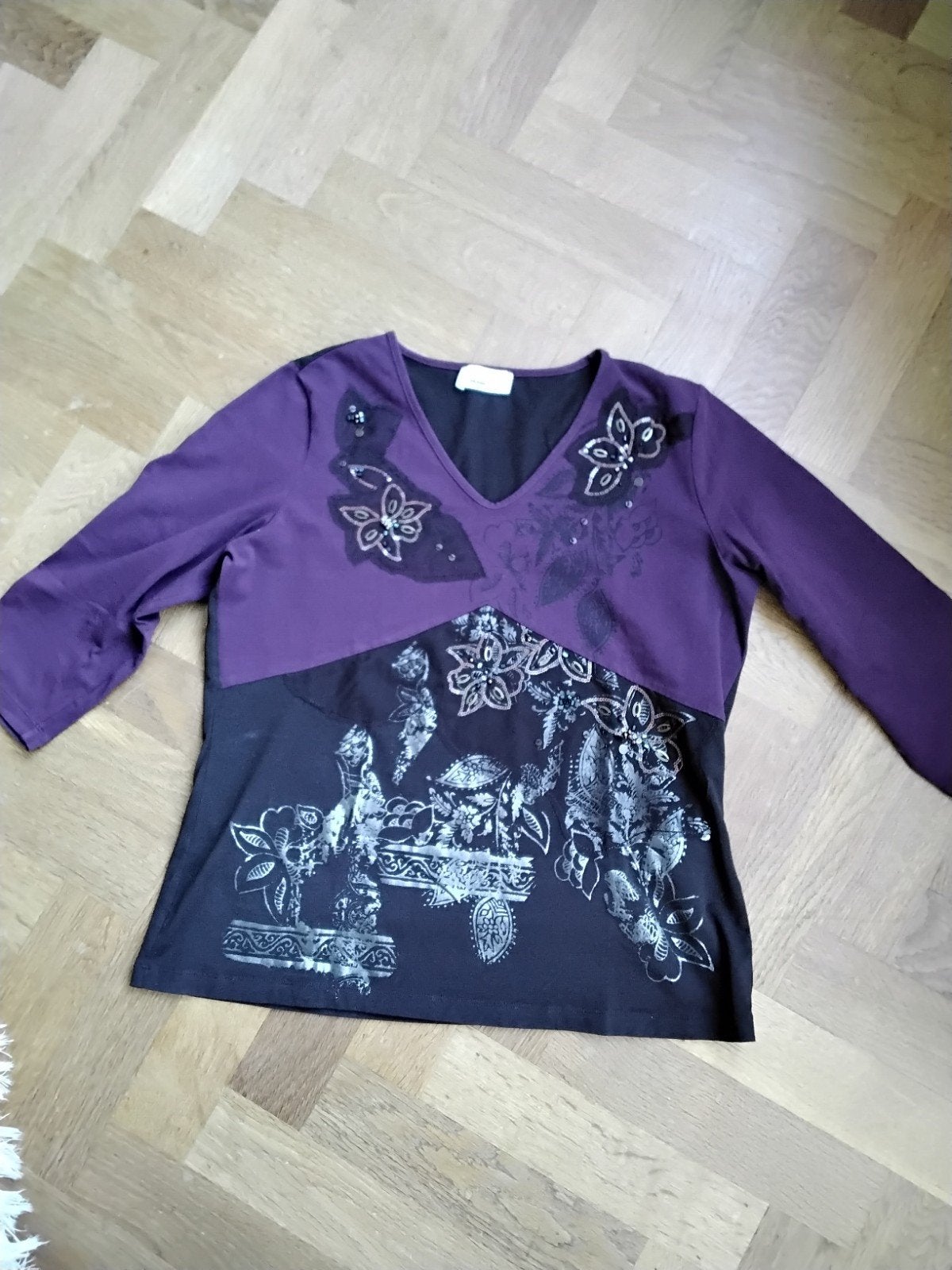 Mooi shirt Frank Walder maat 42, 3/4 mouw, Bruin, Maat 42/44 (L), Ophalen of Verzenden, Zo goed als nieuw