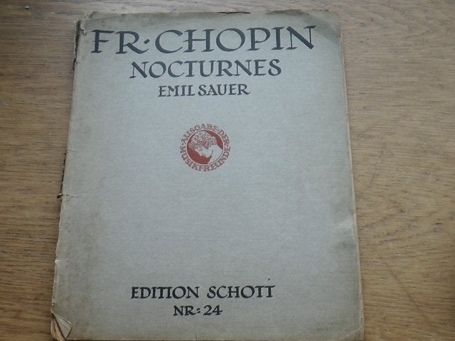 CHOPIN NOCTURNES - PIANO, Gebruikt, Klassiek, Ophalen of Verzenden, Artiest of Componist