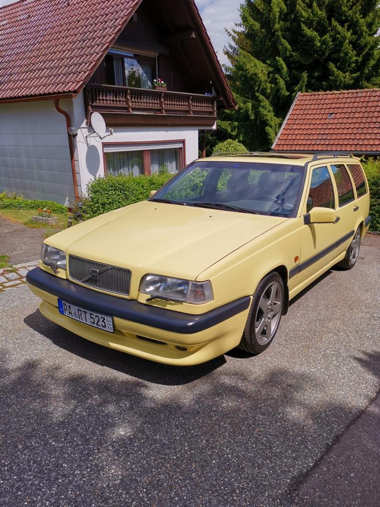 Volvo 850 T-5R Cream Yellow, Auto's, Volvo, Lederen bekleding, Zwart, Alcantara, Geel