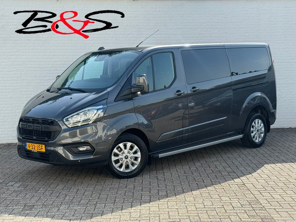 Ford TRANSIT CUSTOM 320 2.0 TDCI L2H1 Platinum Edition DC Ca, Stof, 1850 kg, 14 km/l, Bedrijf