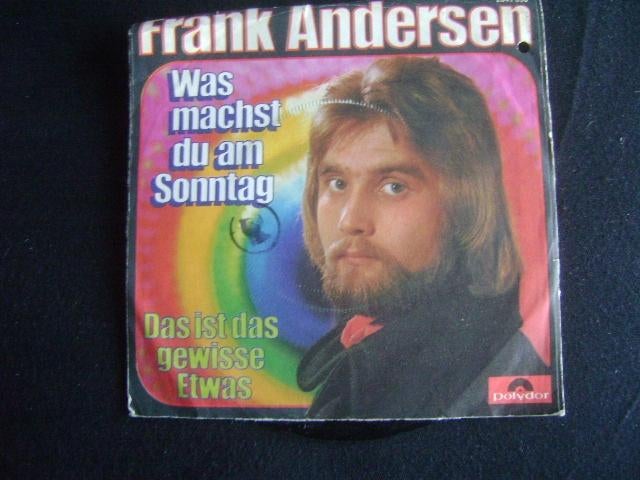 single :frank andersen--was machst du am sonntag das is, Ophalen of Verzenden, Gebruikt, Pop