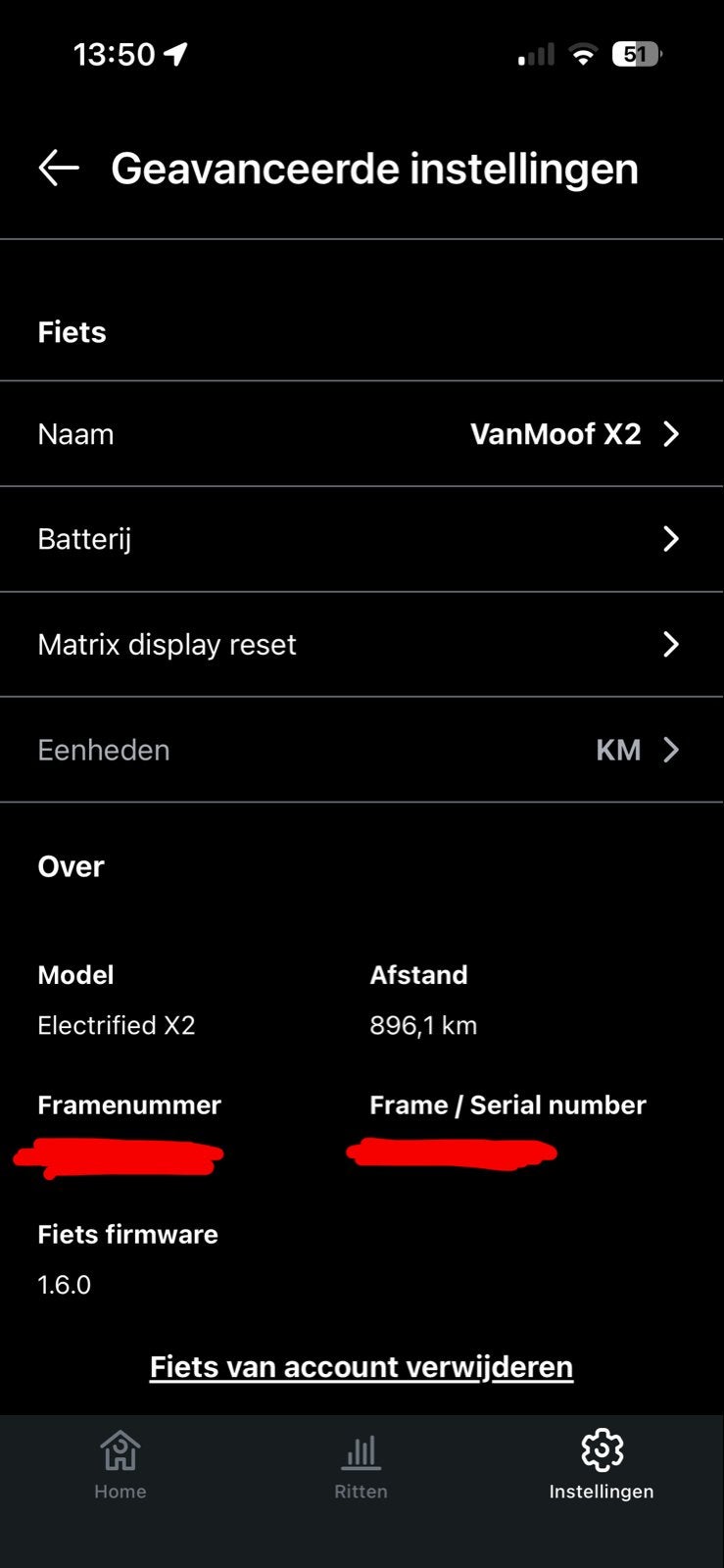 Foto 5 van VanMoof X2 Cartridge - Slechts 896km gebruikt