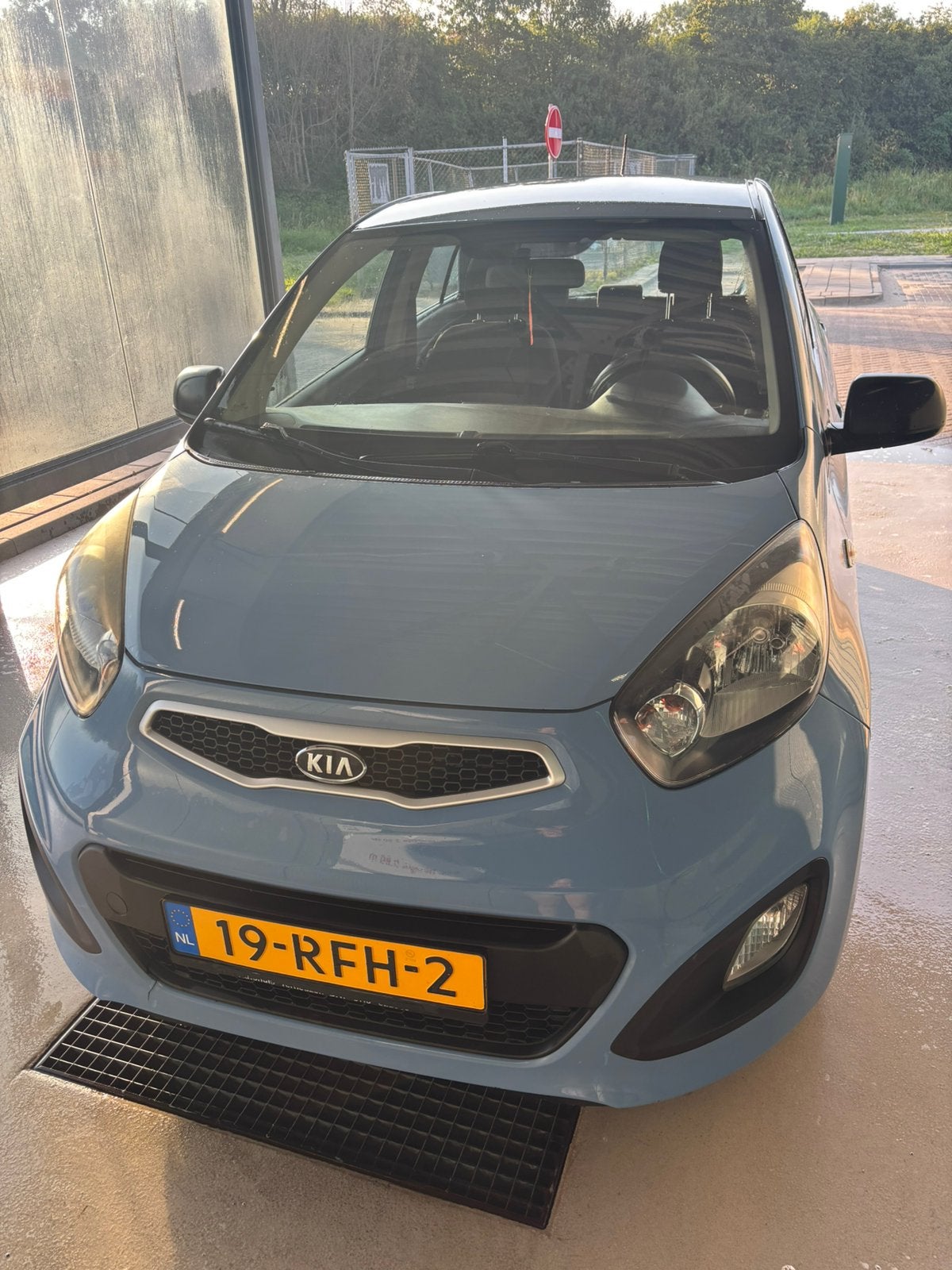 Kia Picanto 1.0 Cvvt 5-DRS 2011 Blauw, Auto's, Voorwielaandrijving, Origineel Nederlands, 24 km/l, Handgeschakeld