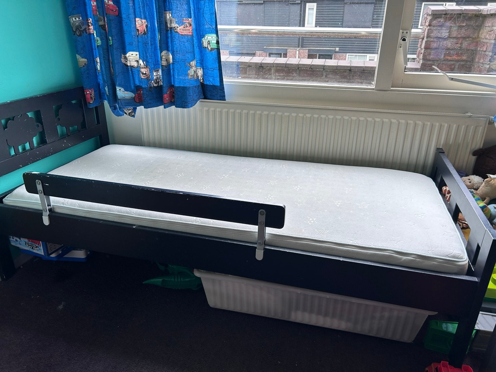 GRATIS Ikea peuterbed incl matras - 70 x 160, Ophalen, Gebruikt, 70 tot 85 cm, Matras