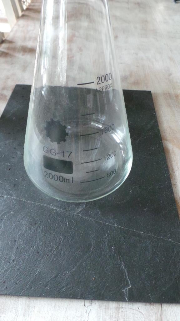 2X Erlenmeyer flask 2000ml NIEUW!, Ophalen, Nieuw