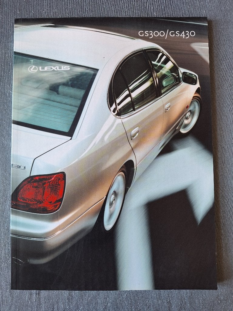 Brochure LEXUS GS300/GS430 - 2002 NL, Verzenden, Gelezen, Overige merken