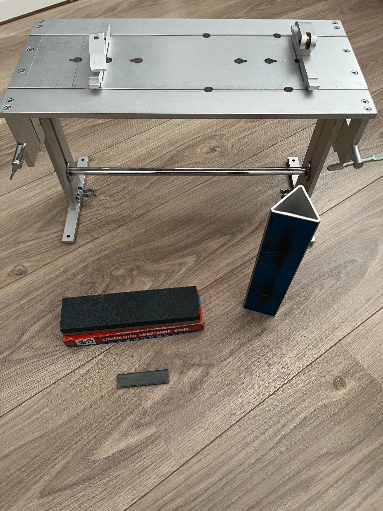 Noren slijp tafel professioneel, Sport en Fitness, Schaatsen, Ophalen, Zo goed als nieuw, Noren, Overige merken