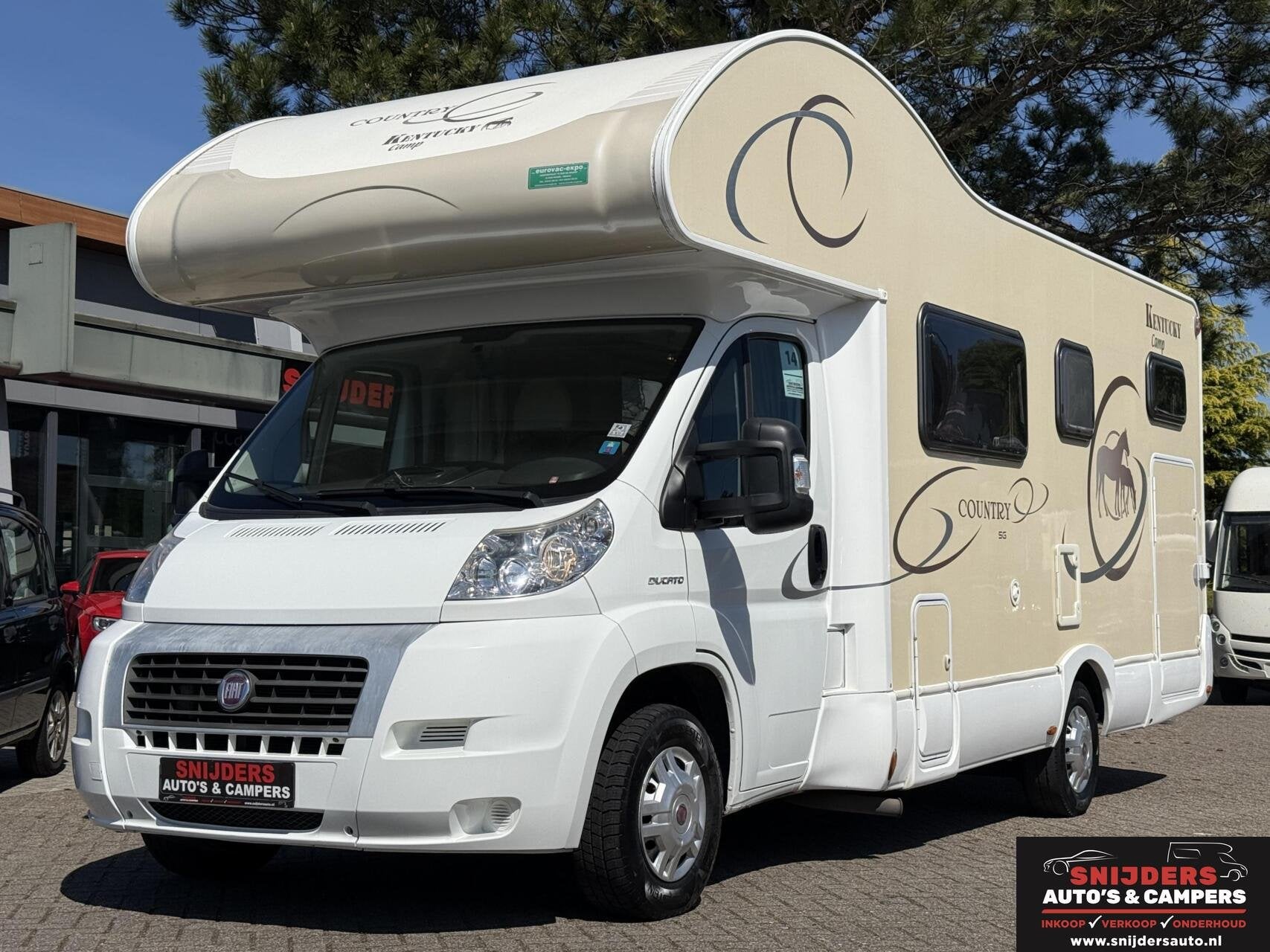 Rimor Kentucky camp Country SG 2012 6 pers alkoof, Alkoof, Dakluik, 7 tot 8 meter, Bedrijf
