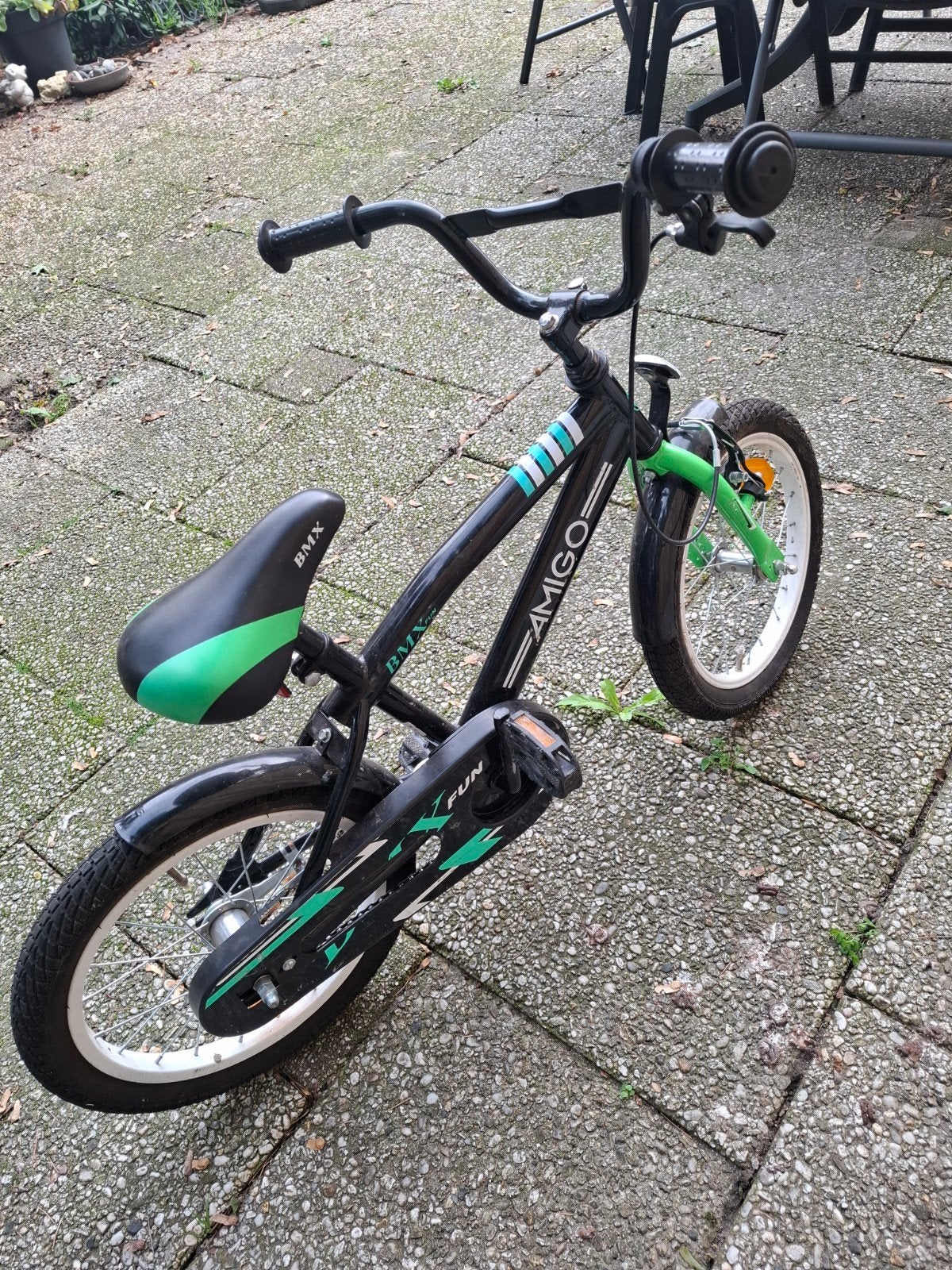 kinderfiets, Ophalen, Gebruikt, Staal, 16 tot 20 inch