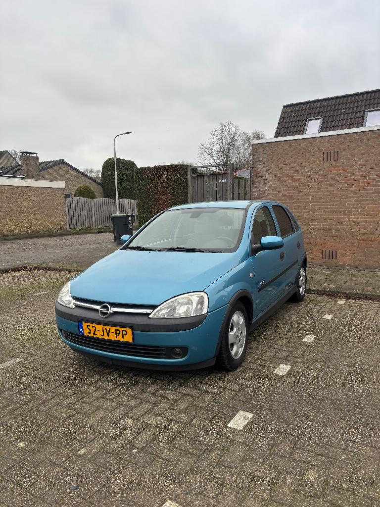 Opel Corsa Elegance 1.4 | Airco 5D NIEUWE APK- MOTORISCH TOP, Voorwielaandrijving, 40 €/maand, 4 cilinders, Blauw