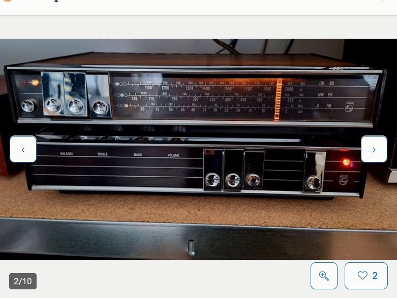 Philips stereo setje zonder boxen., Ophalen, Philips, Tuner of Radio, Losse componenten