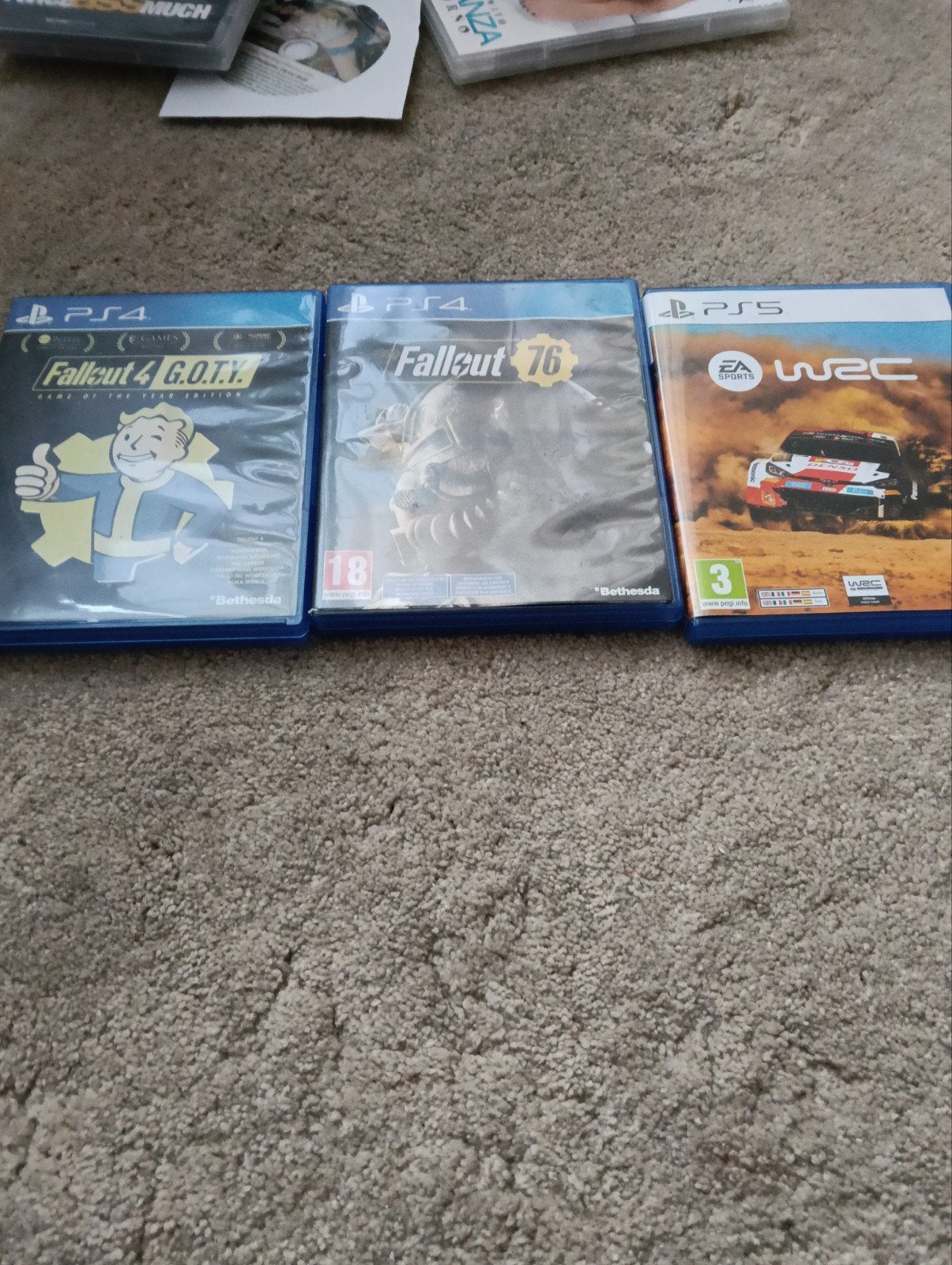 PS4/PS5 Games: Fallout 4 GOTY, Fallout 76, EA Sports WRC, Ophalen of Verzenden, Gebruikt