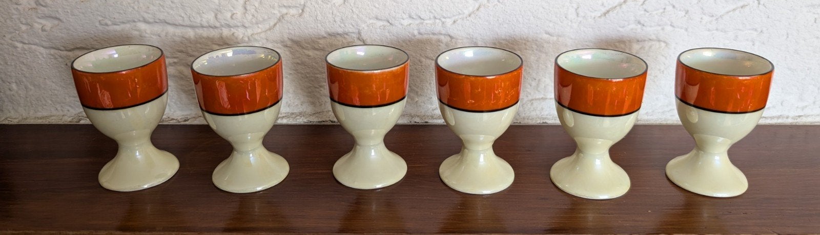 Art Deco Lüster Parelmoer Eierdopjes van Gebr. Schönau, Ophalen of Verzenden