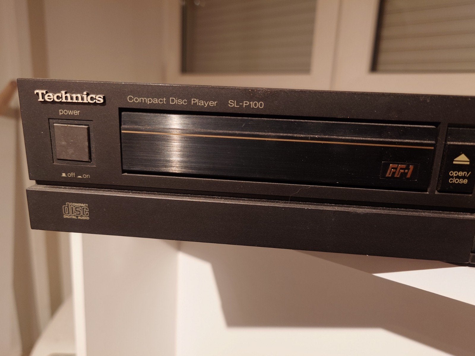Technics SL-P100 Compact Disc Speler - Vintage CD-speler, Ophalen of Verzenden, Gebruikt, Technics