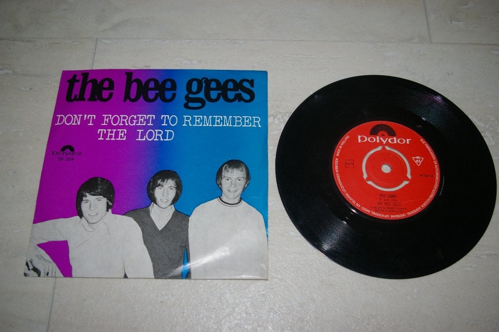 Single's van The Rolling Stones en The Bee Gees, Ophalen of Verzenden, Gebruikt, Pop