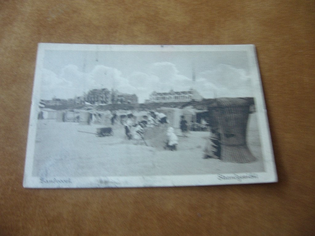 ZANDVOORT  =  STRANDGEZICHT  1917, Ophalen of Verzenden, Voor 1920, Gelopen, Noord-Holland
