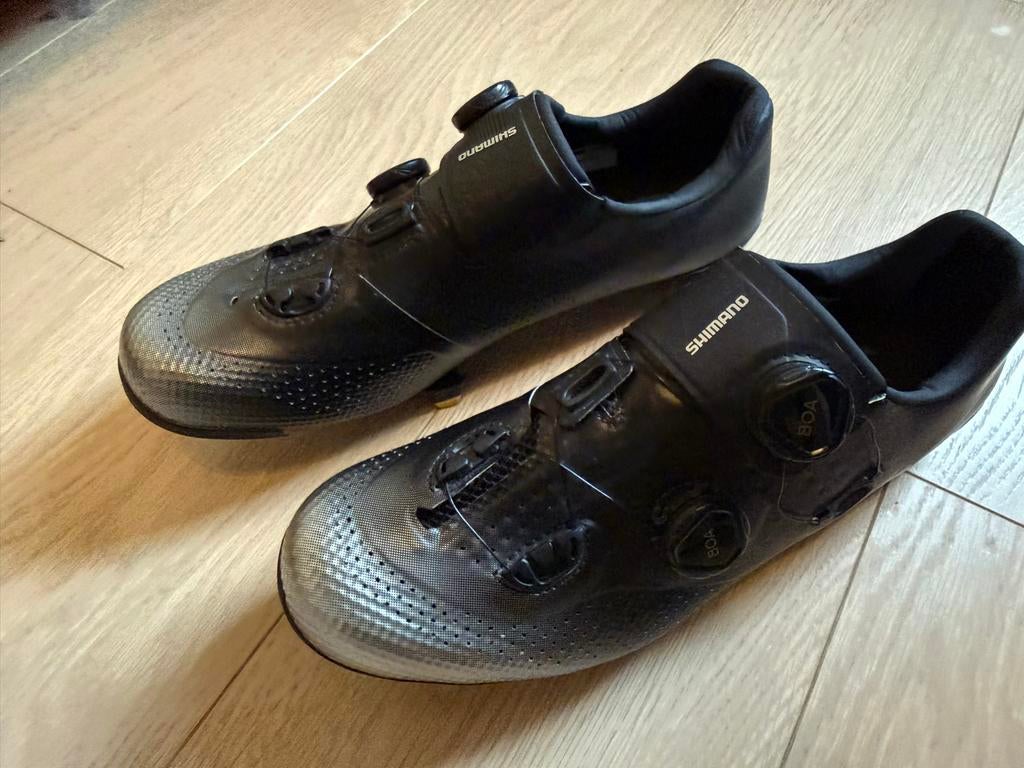 Shimano RC702 raceschoenen Zwart - Maat 45, Gebruikt, Heren, Schoenen, Overige maten