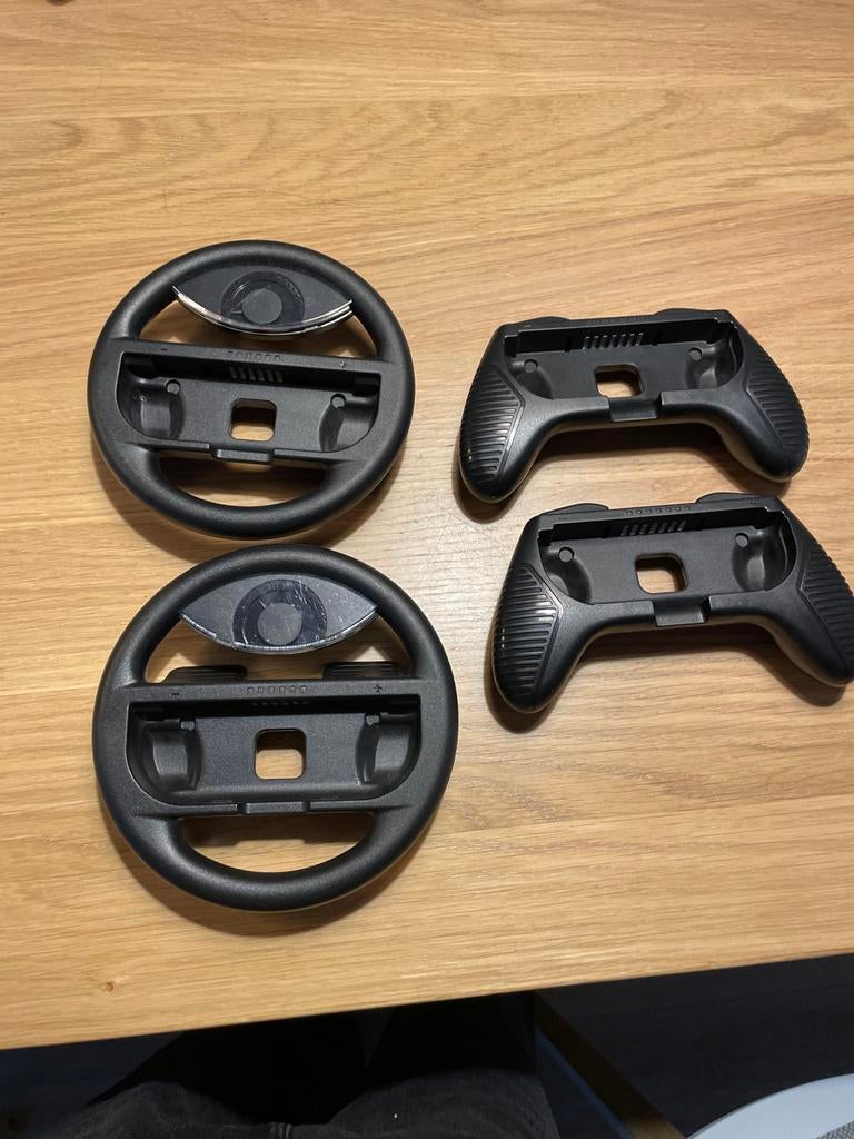 Stuur en controller grips (4 stuks) voor de Nintendo Switch, Ophalen of Verzenden, Zo goed als nieuw, Switch Original