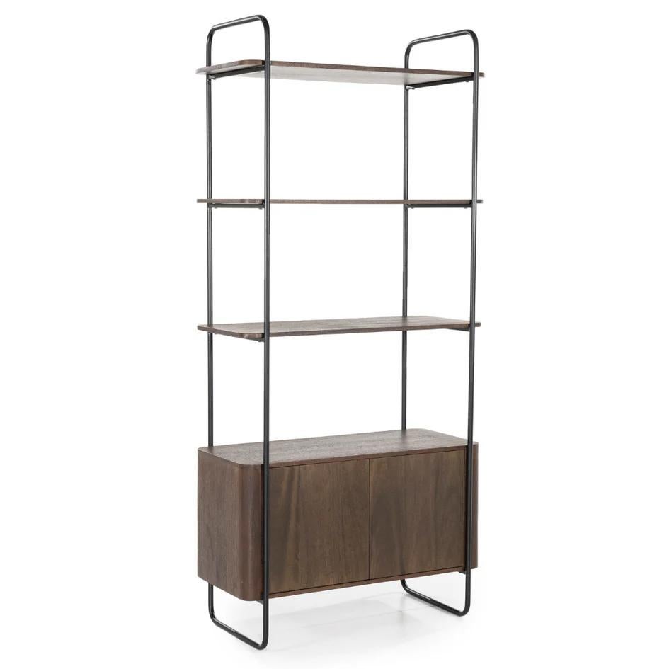 Wandkast James 2-deurs | Mangohout | Nieuw in doos, Huis en Inrichting, Ophalen of Verzenden, Zo goed als nieuw, Minder dan 150 cm