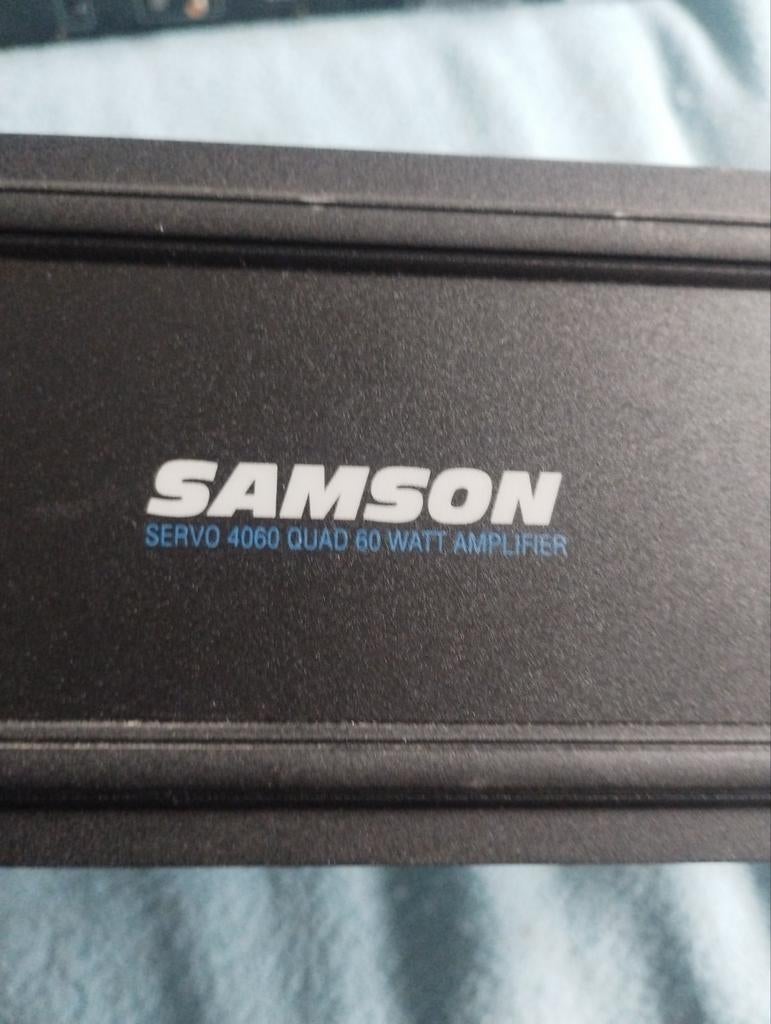 Samson Servo 4060 Quad 60 Watt Versterker, Audio, Tv en Foto, Ophalen of Verzenden, Gebruikt, Overige merken