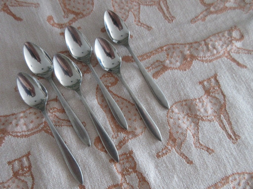 Gero Zilduro 750 Festi 6 Theelepels voor € 12,50, Huis en Inrichting, Theelepel, Gebruikt, Gero, Los bestek