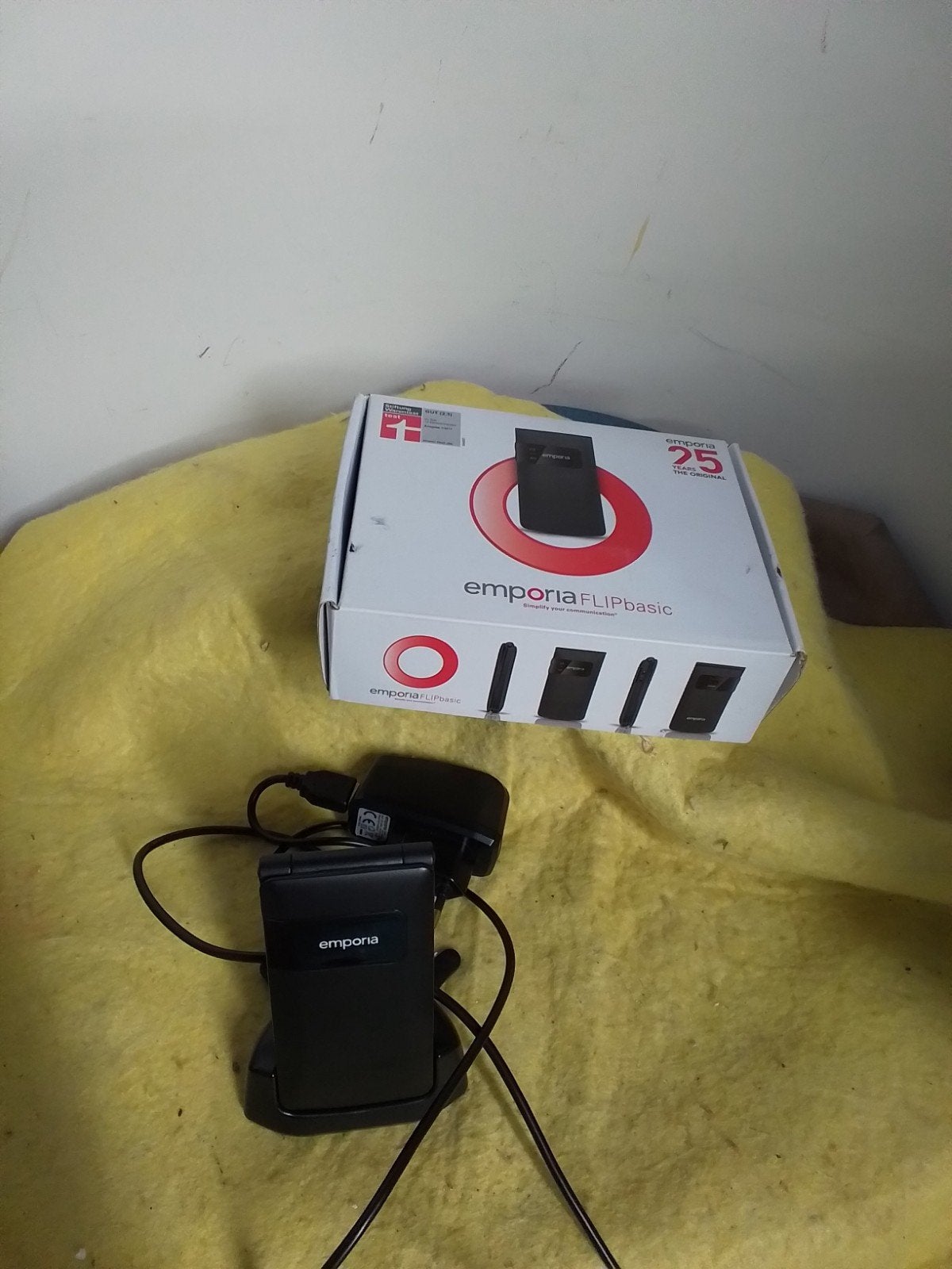 15290) Emporia FLIPbasic Klaptelefoon - Zo goed als nieuw, Geen camera, Inklapmodel, Ophalen of Verzenden, Zo goed als nieuw